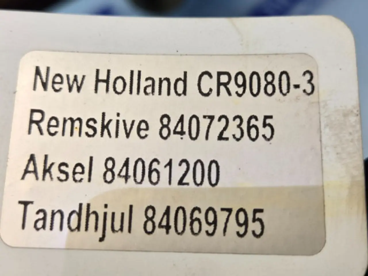 Billede 13 - New Holland CR9080 Remskive 84072365