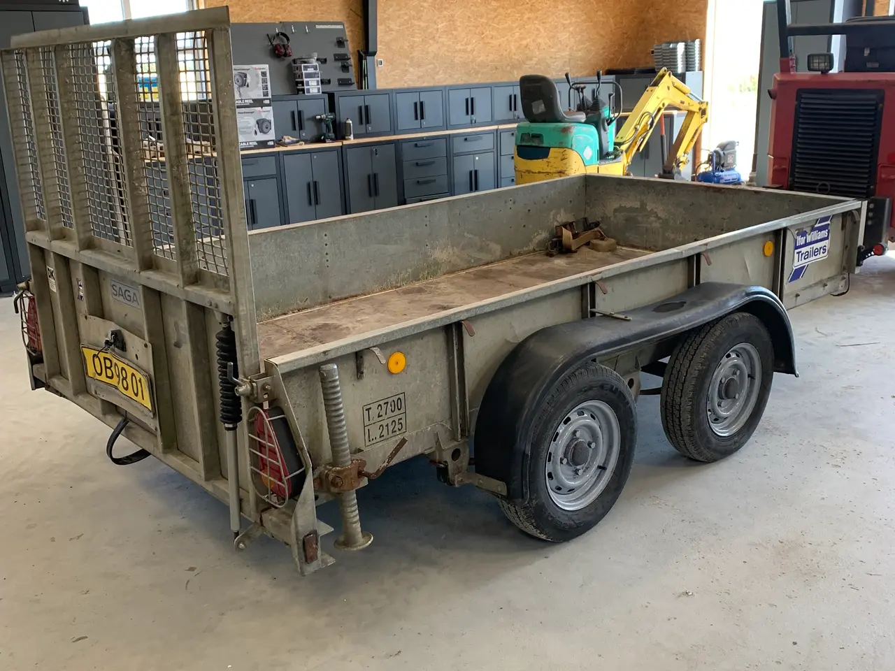 Billede 3 - Ifor Williams 2700 kg maskintrailer 
