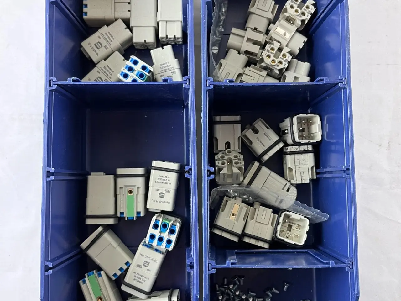 Billede 2 - Harting Han Q5/0-M-QL & Q5/0-F-QL Connectors parti