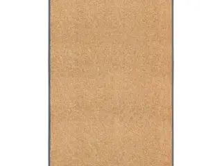 Vaskbar dørmåtte 90x150 cm cremefarvet