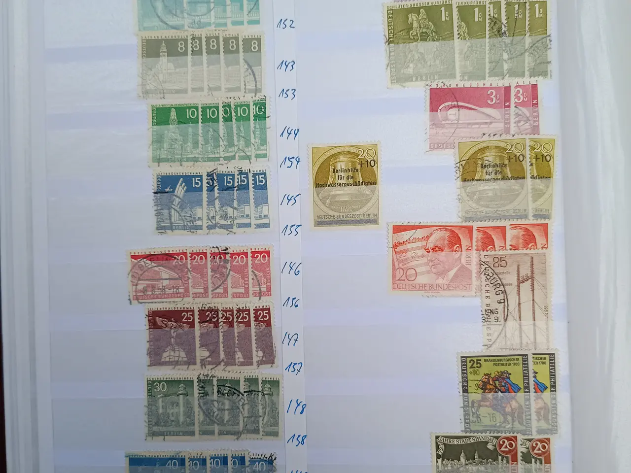 Billede 8 - Berlin samling postfrisk og stemplet