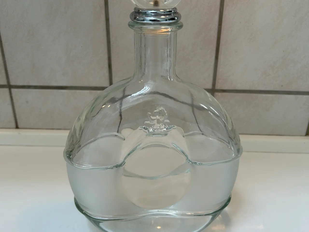 Billede 1 - Vintage karaffel i klar glas
