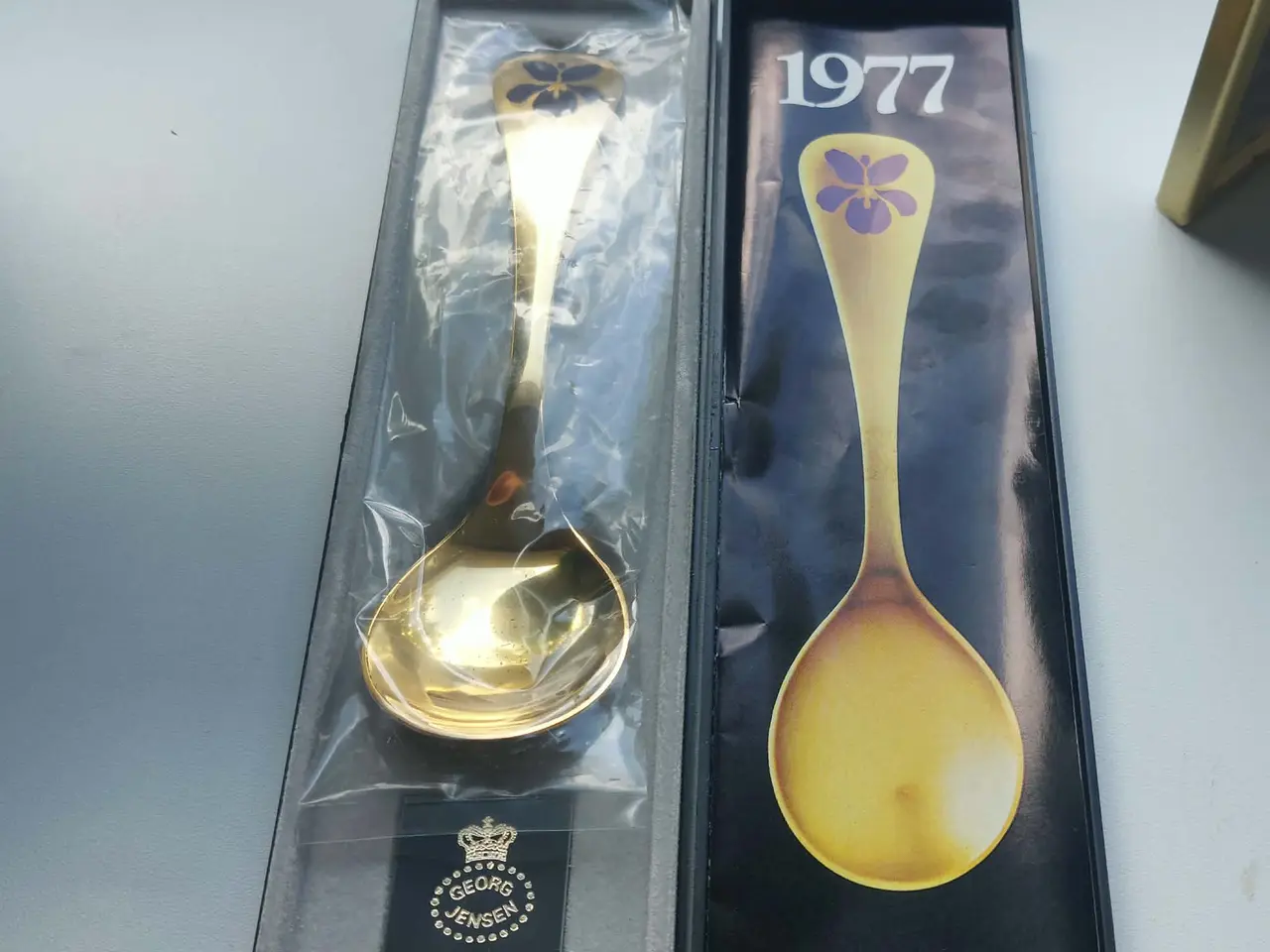 Billede 1 - Georg Jensen 1977 "Sweet Violet" Samlerobjekt