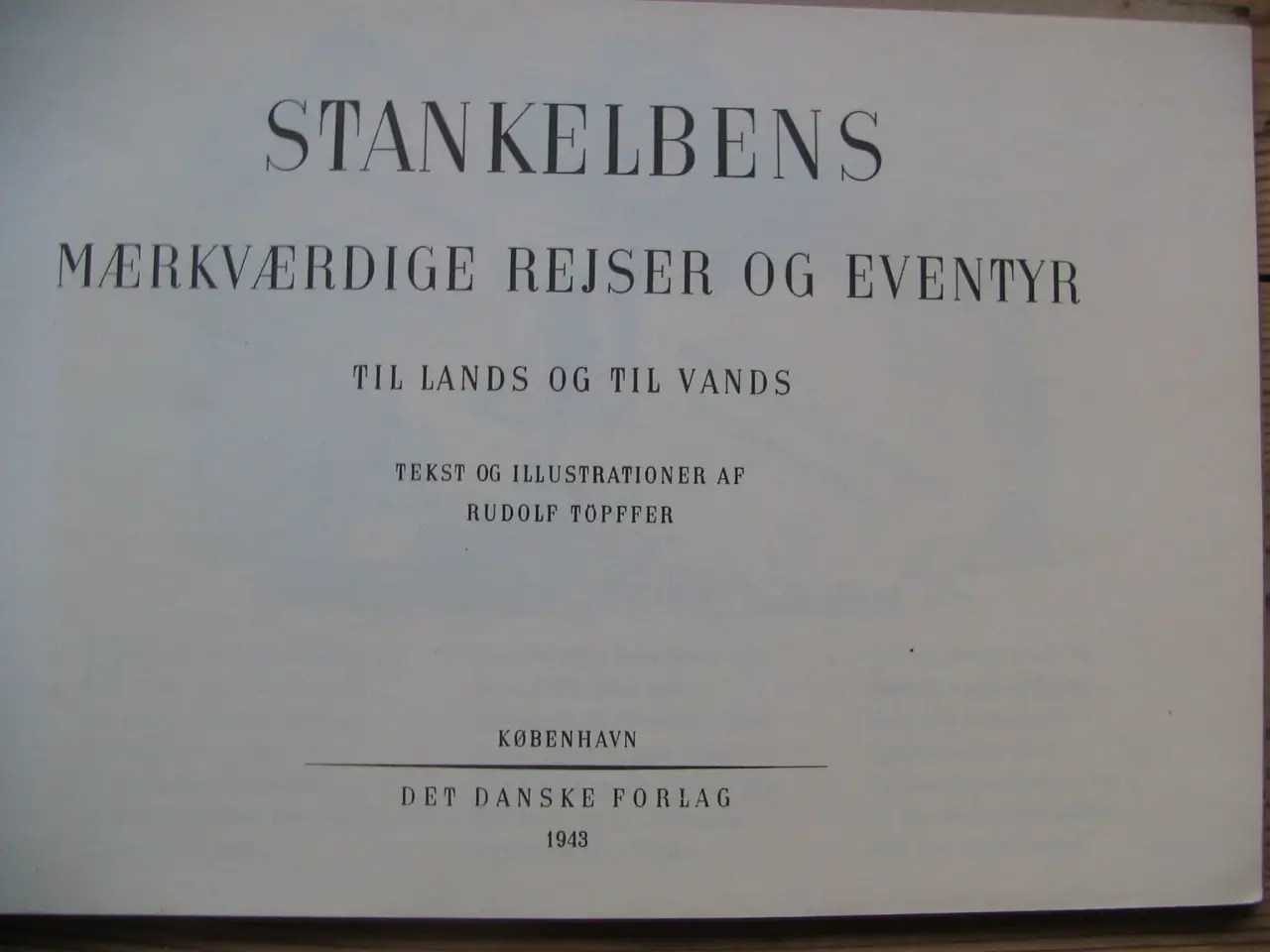 Billede 2 - Stankelbens mærkværdige Reiser,fra 1943 