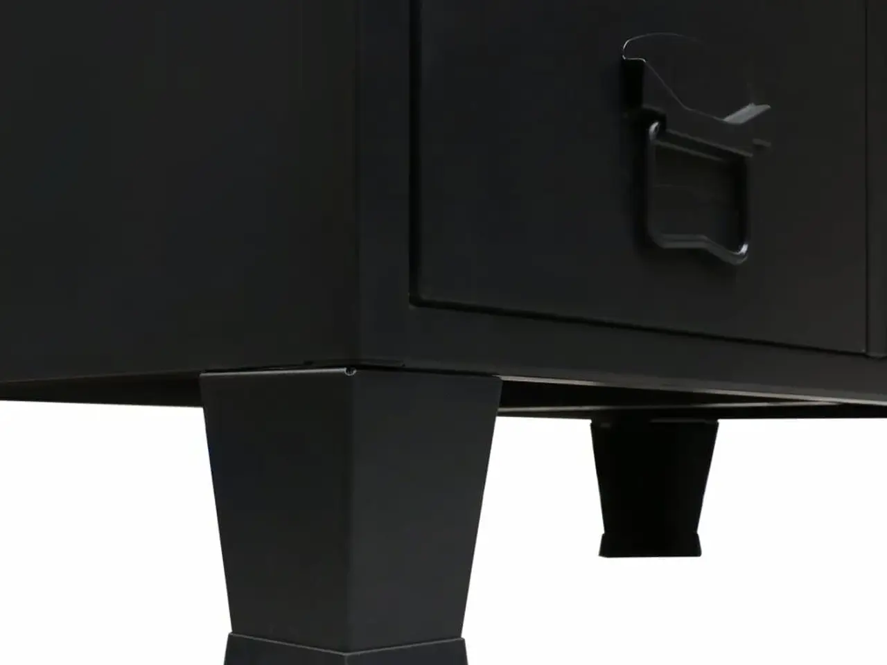 Billede 5 - Garderobe i metal industriel stil 67 x 35 x 107 cm sort