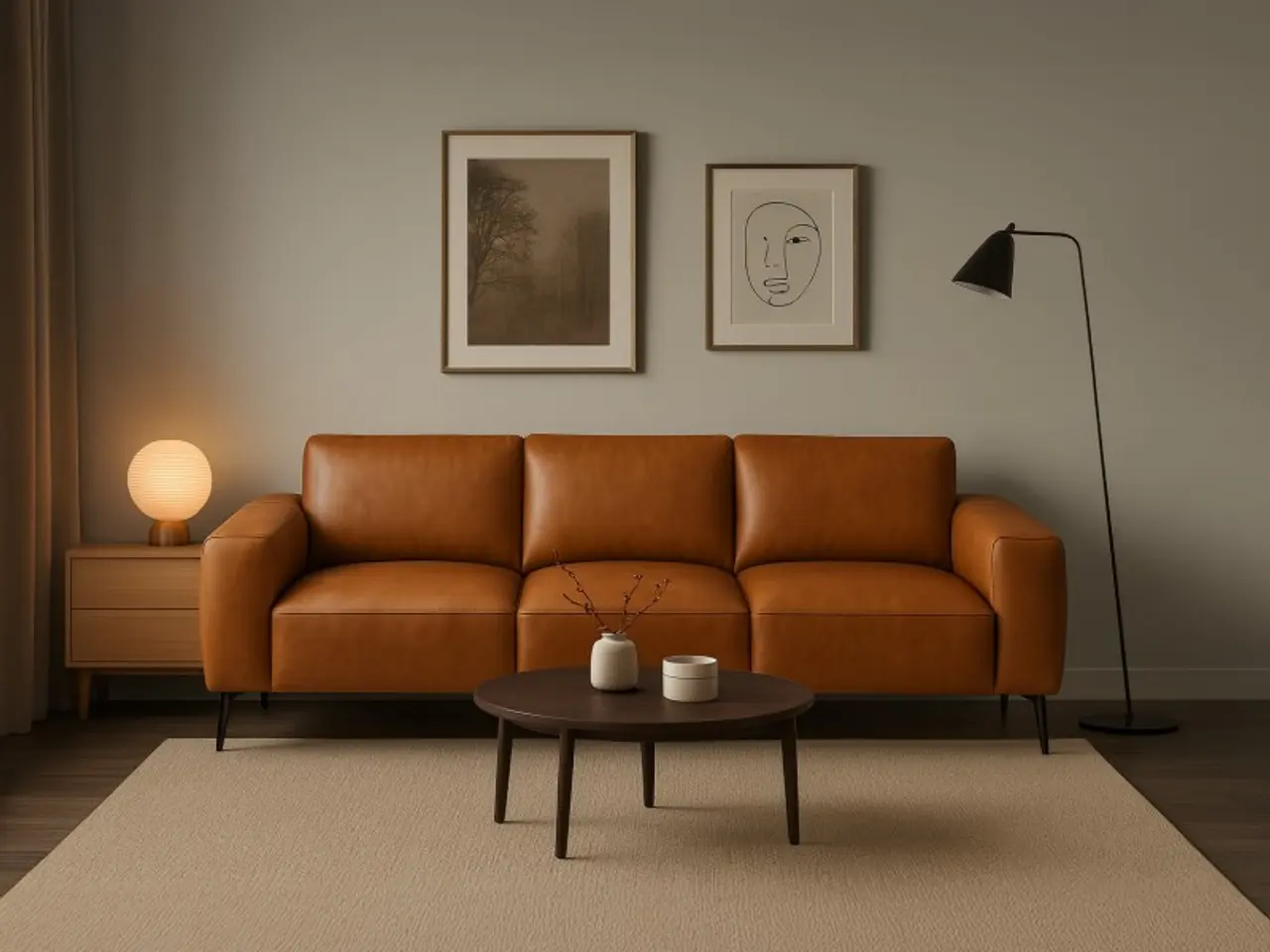 Billede 3 - Hjort Knudsen Assens Lædersofa