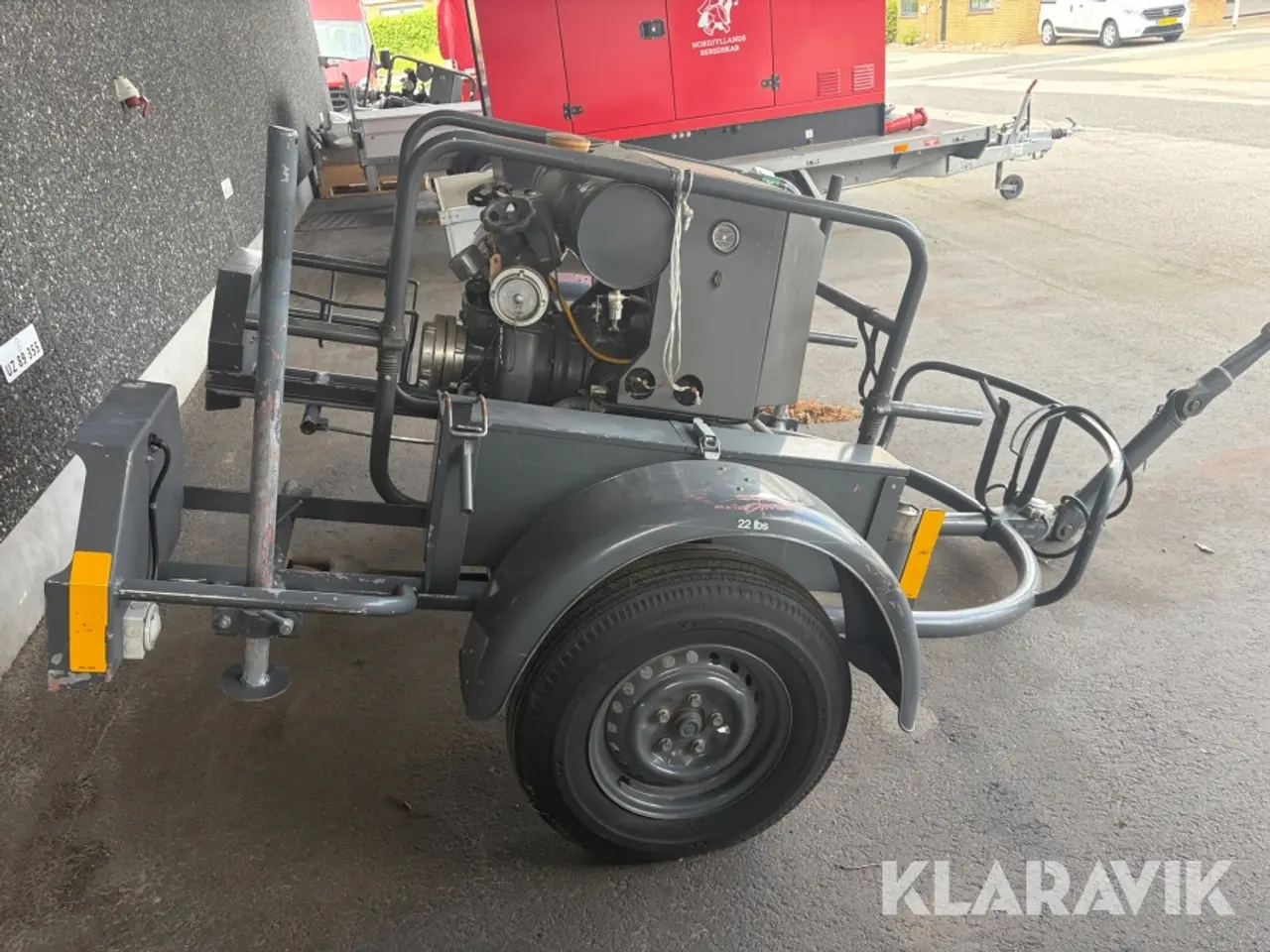 Billede 5 - Vandforsyningsenhed / brandpumpe på trailer Svanehøj CF100 1200 bobbel motor