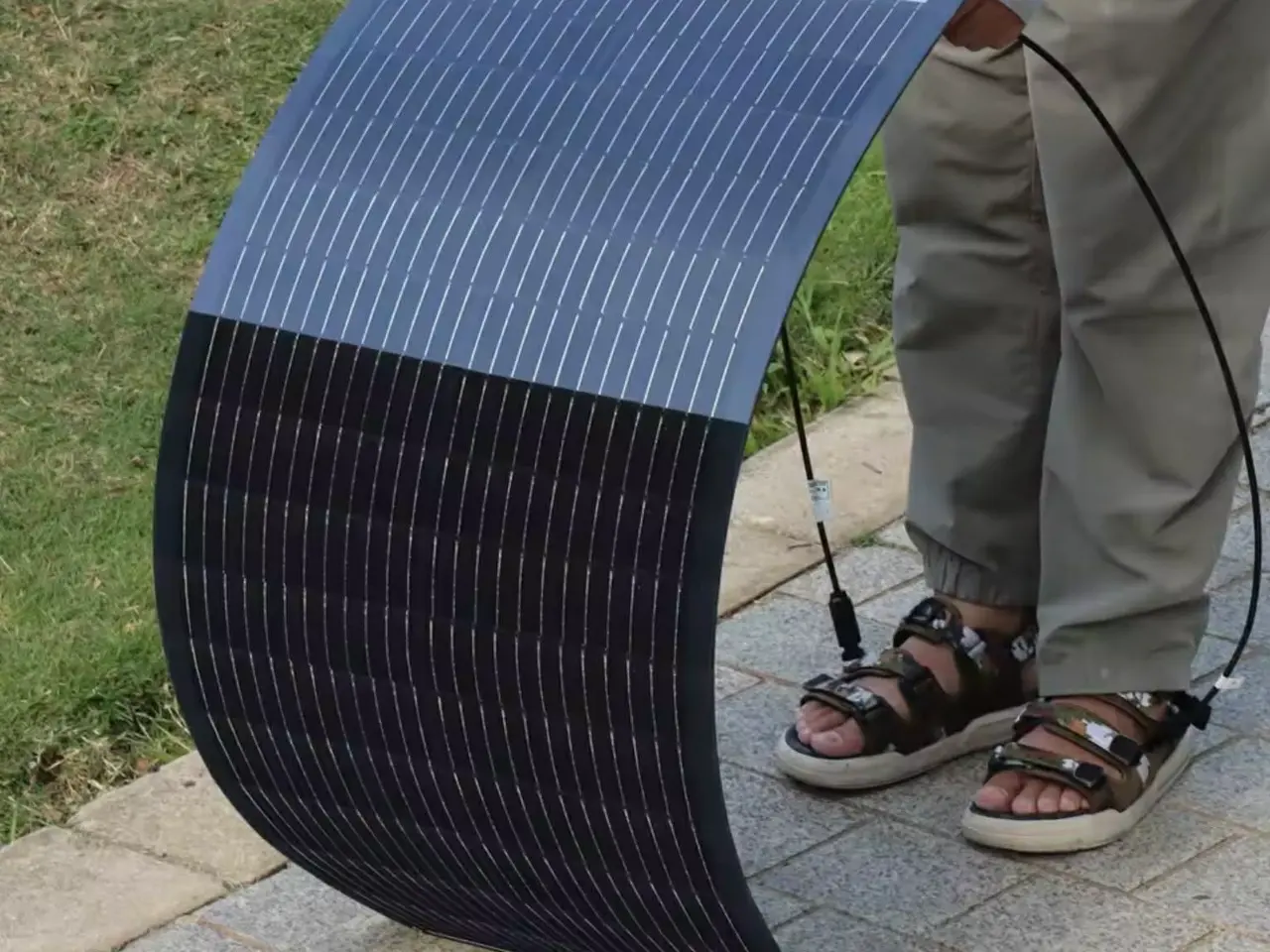 Billede 3 - 100W solpanel 18 volt  i høj kvalitet,