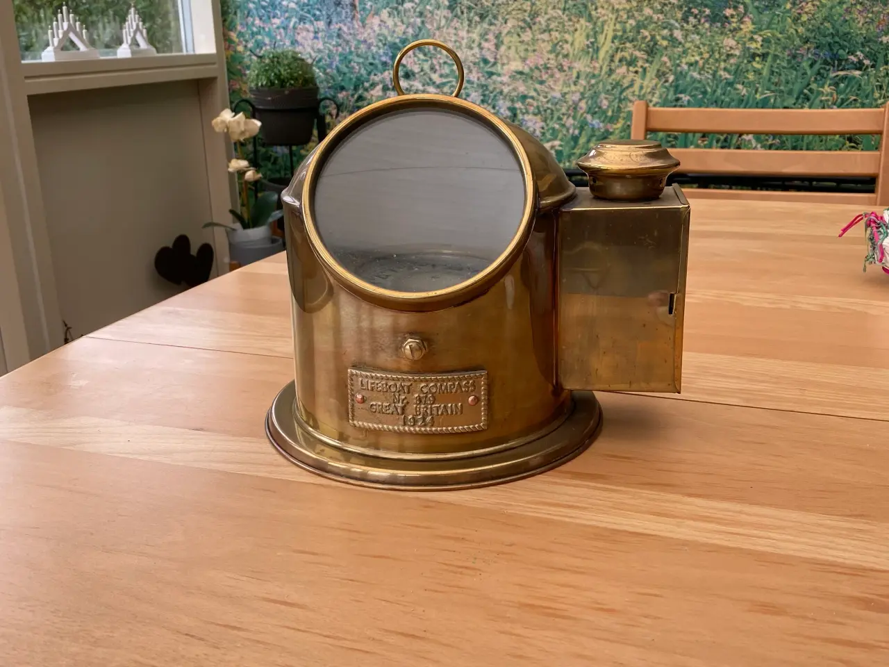 Billede 1 - Redningsbåds compas 1924 engelsk (nedsat)