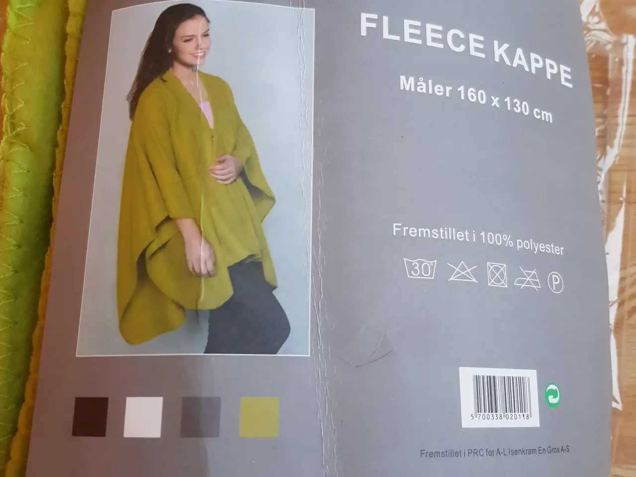 Billede 1 - Poncho, fleece kappe, sjal, hyggetæppe