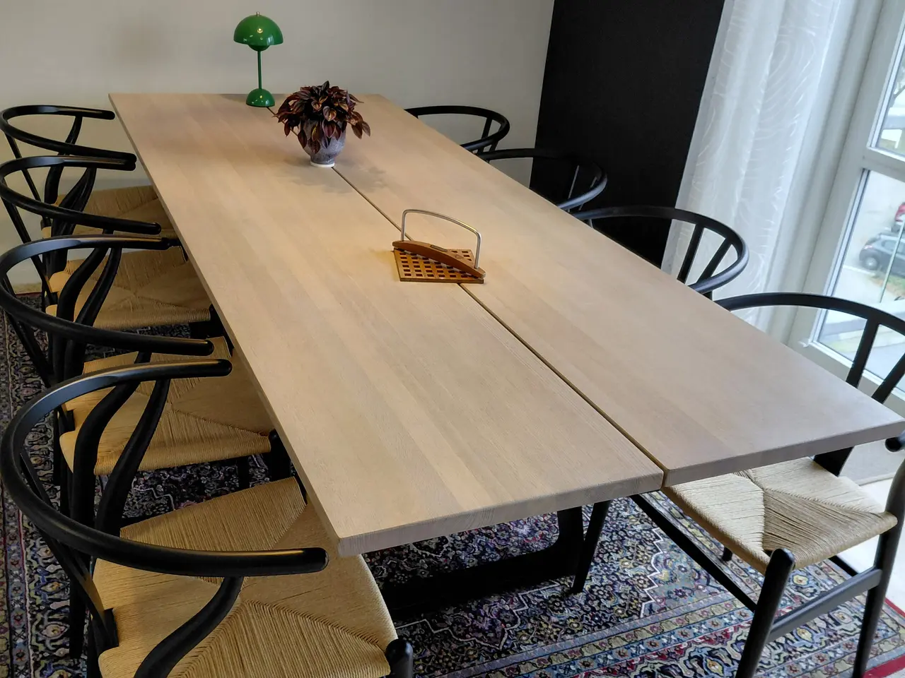 Billede 1 - Skovby massiv ege plankebord