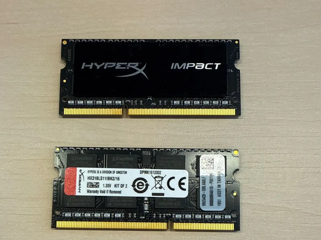 Billede 1 - 2x16 GB ram modul for mac