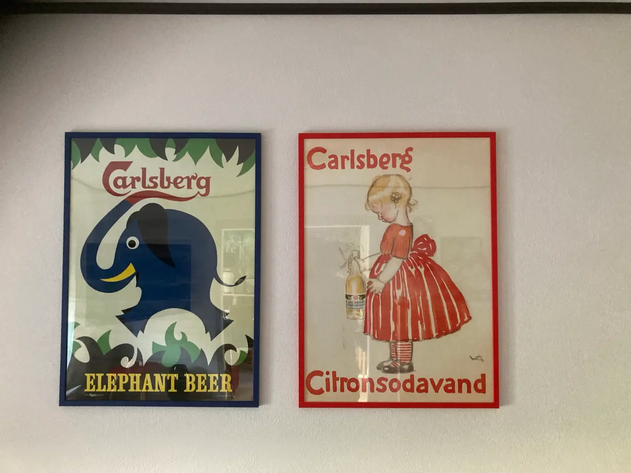 Billede 1 - Carlsberg plakater 50x70 - incl ramme
