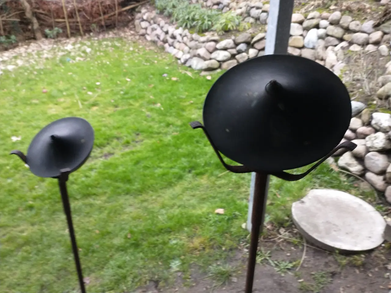 Billede 2 - 2 olielamper, Højde 135 cm og 115 cm.