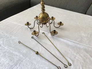 Messing lysekrone