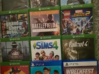 Xbox og Playstation spil
