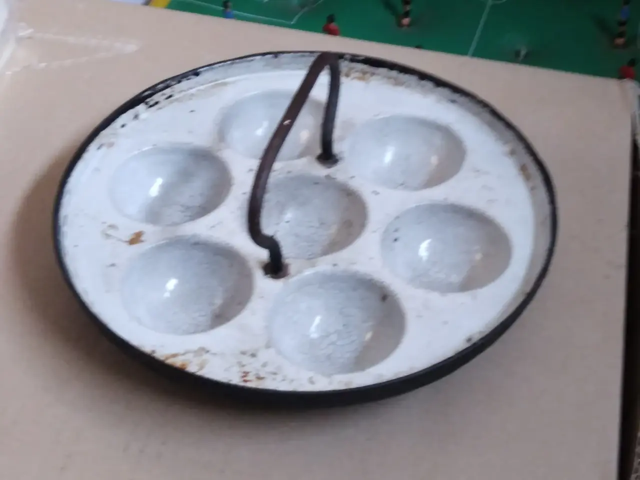 Billede 1 - Støbejerns æbleskivepande - retro