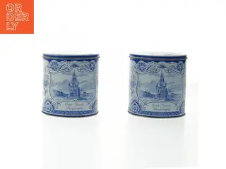 Hollandske Daelmanns Stroopwafel metaldåser (str. Ø. 10 cm længde. 10 cm)