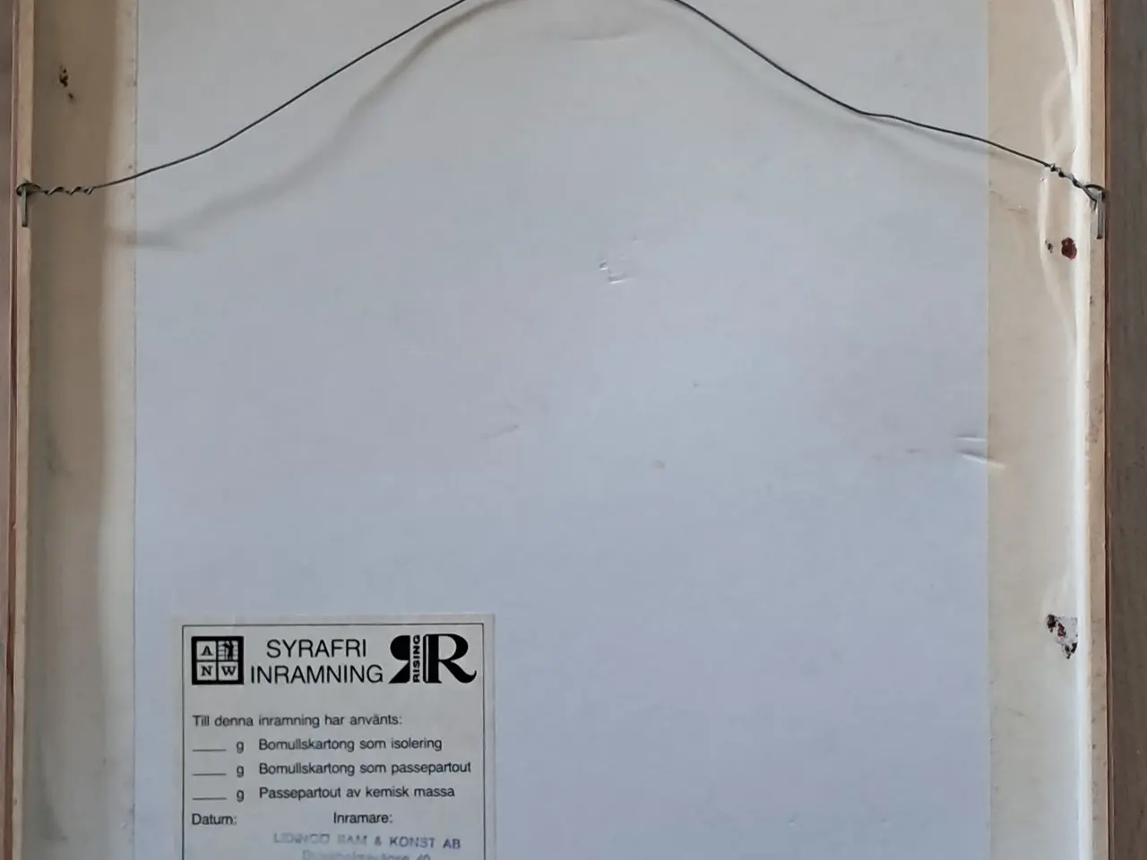 Billede 2 - Originalt akvarelmaleri af Rafael Norrman (1990)