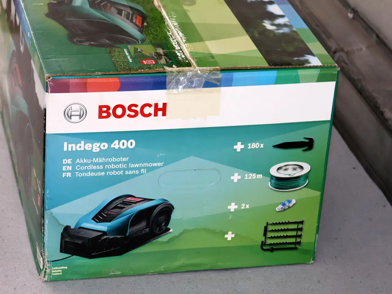 Billede 2 - Bosch Indego 400 robot plæneklipper