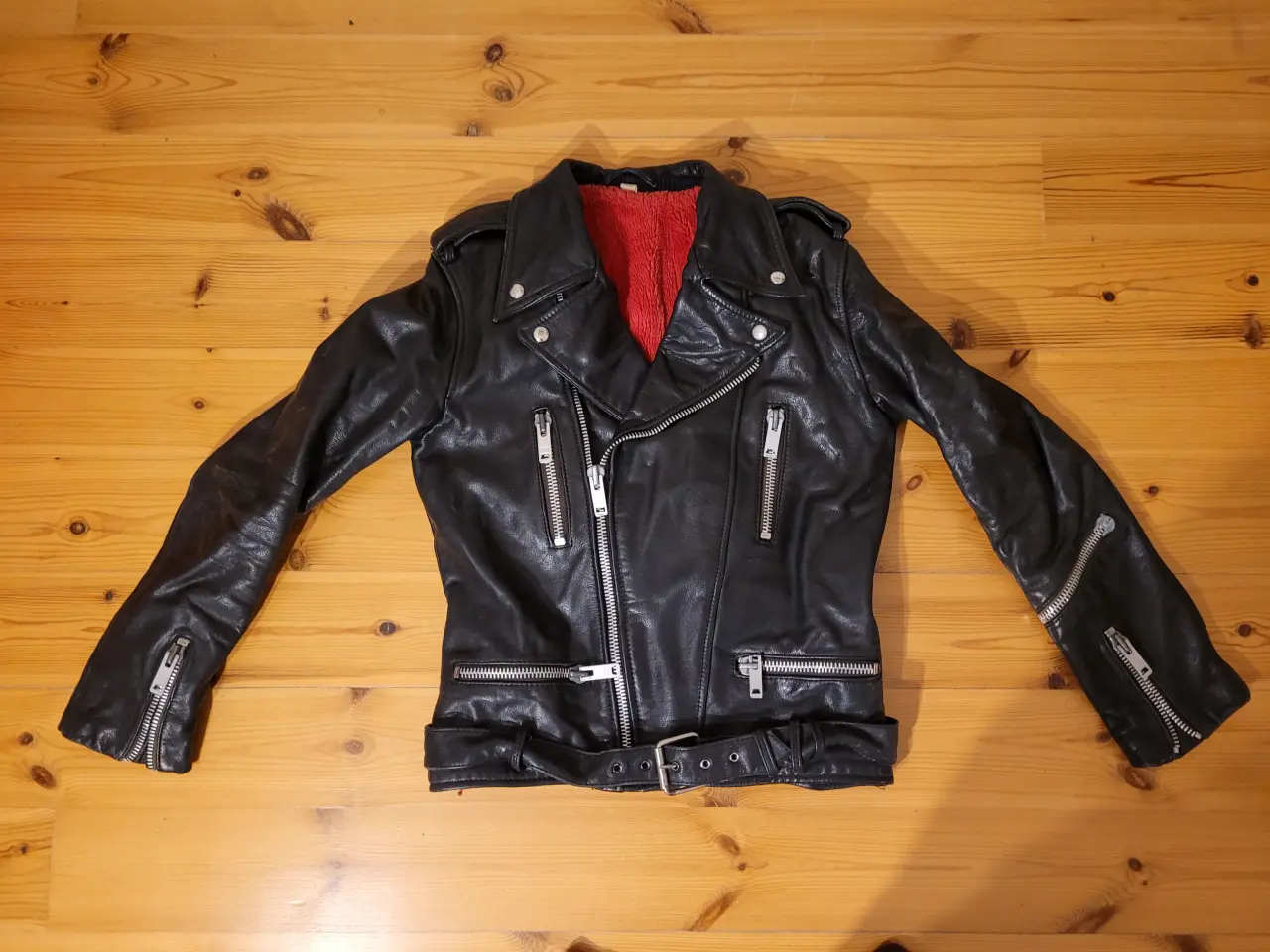 Billede 1 - Vintage texman læderjakke