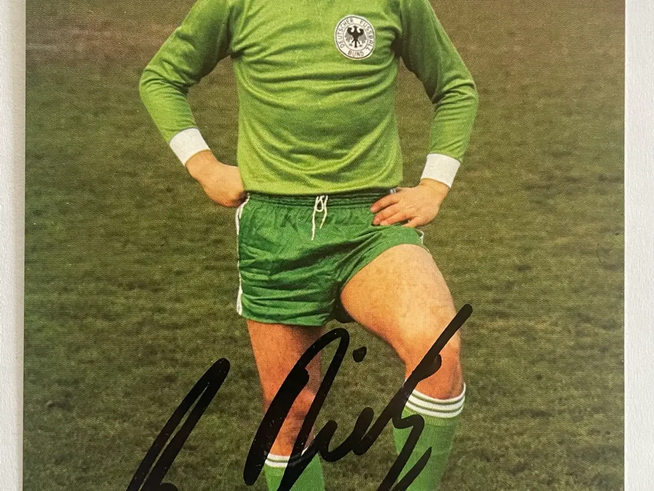 Billede 2 - Autograf af Bernard Dietz (10X15cm) !