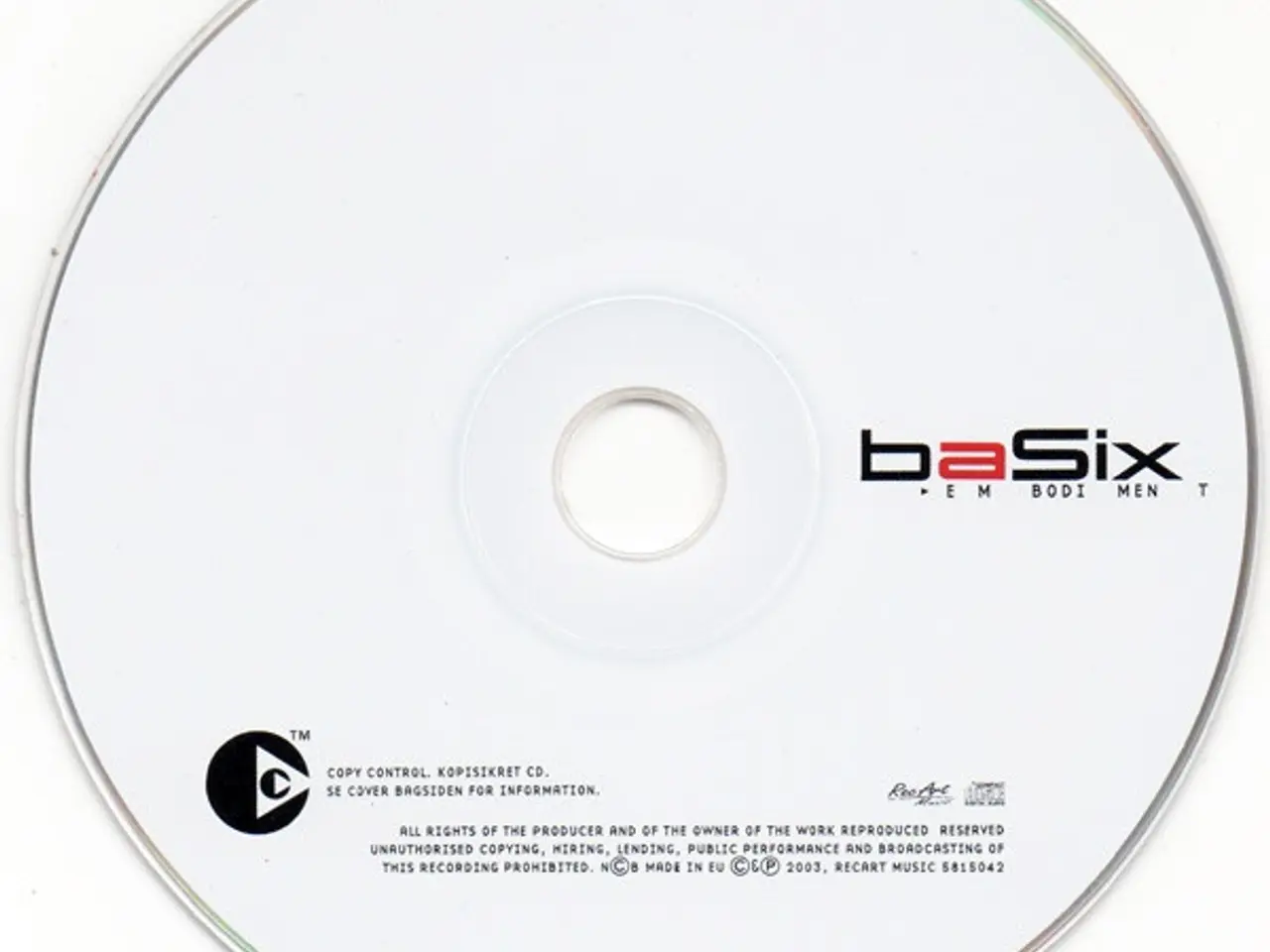 Billede 3 - Basix – Embodiment – CD