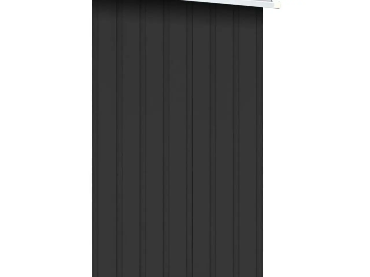 Billede 4 - Brændeskur til haven 330×84×152 cm - galvaniseret stål, antracitgrå