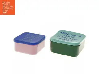 Snackbeholdere (str. 5,5x11,5x11,5 og 4,5x10x10 cm)