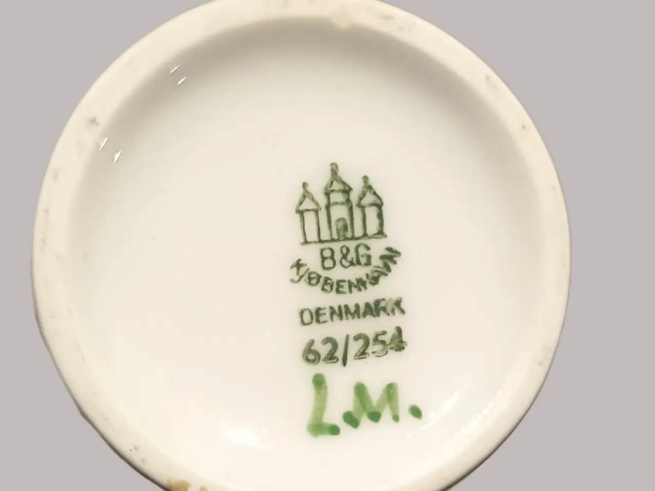 Billede 7 - Bing & Grøndahl- Vase med guldregn - 62/254