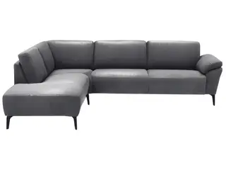 Hjort Knudsen Roskilde læder Hjørnesofa - Venstrevendt