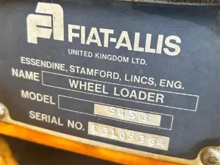 Fiat-Allis 545 B med skovl