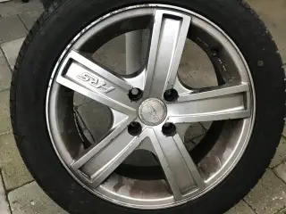 Sommerdæk på alu fælgetil Renault cleo