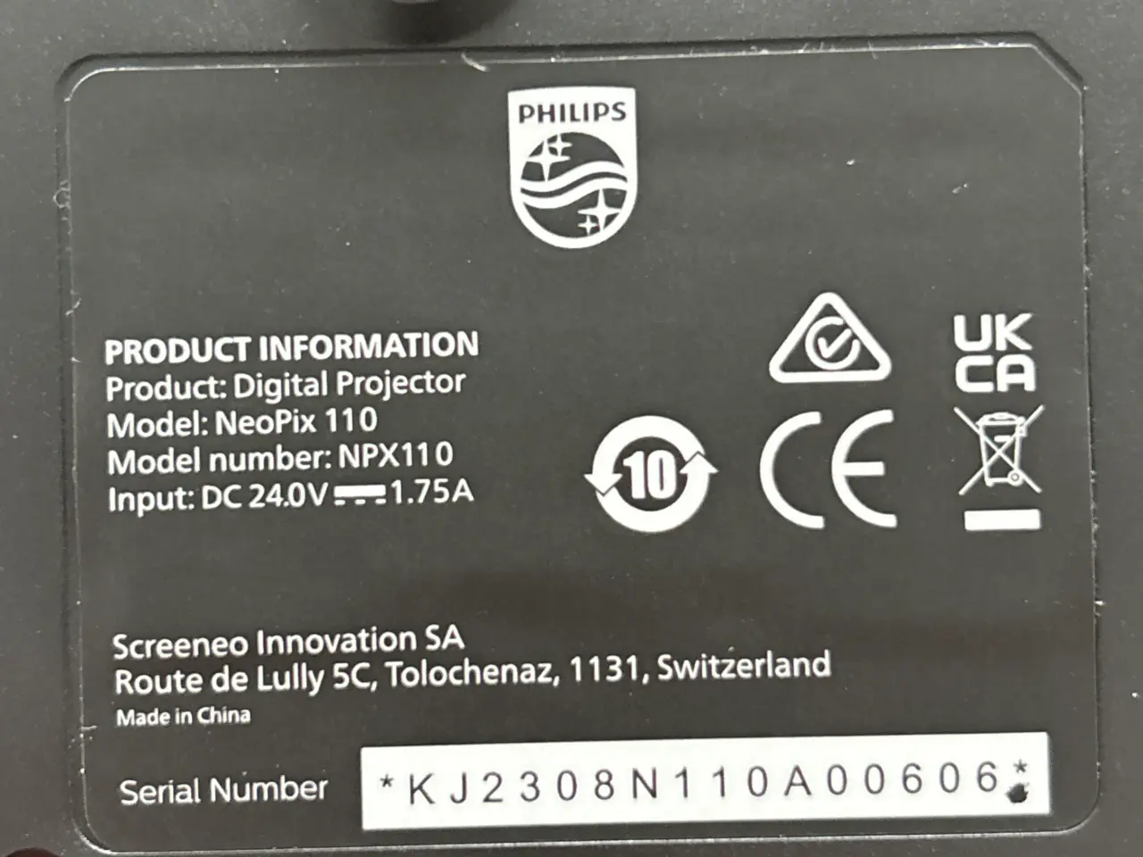 Billede 4 - Philips NeoPix 110 projektor (sort)