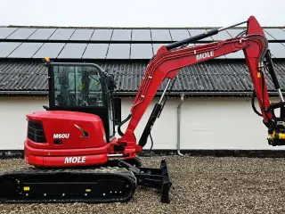 MOLE M60 / Engcon rotortilt og skovlpakke / 6 tons / fabriksny