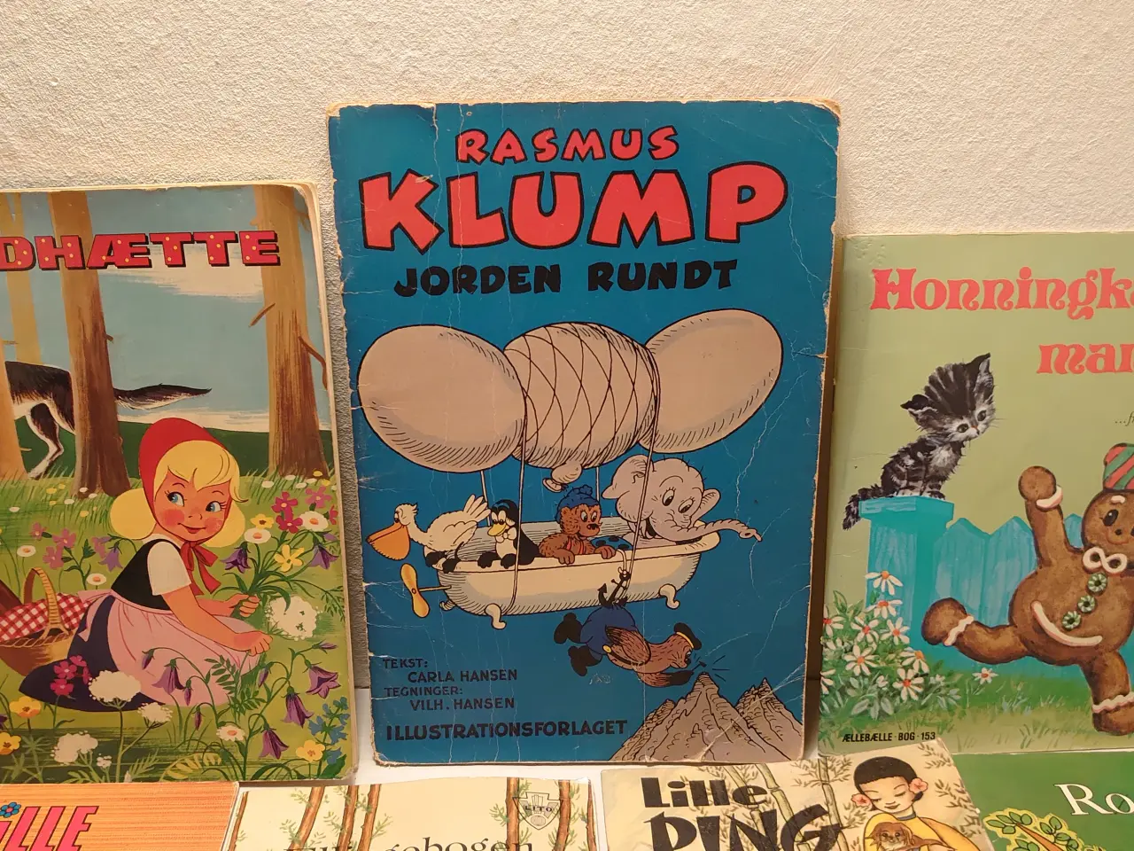 Billede 2 - 7stk vintage hæfter for børn incl. Rasmus Klump