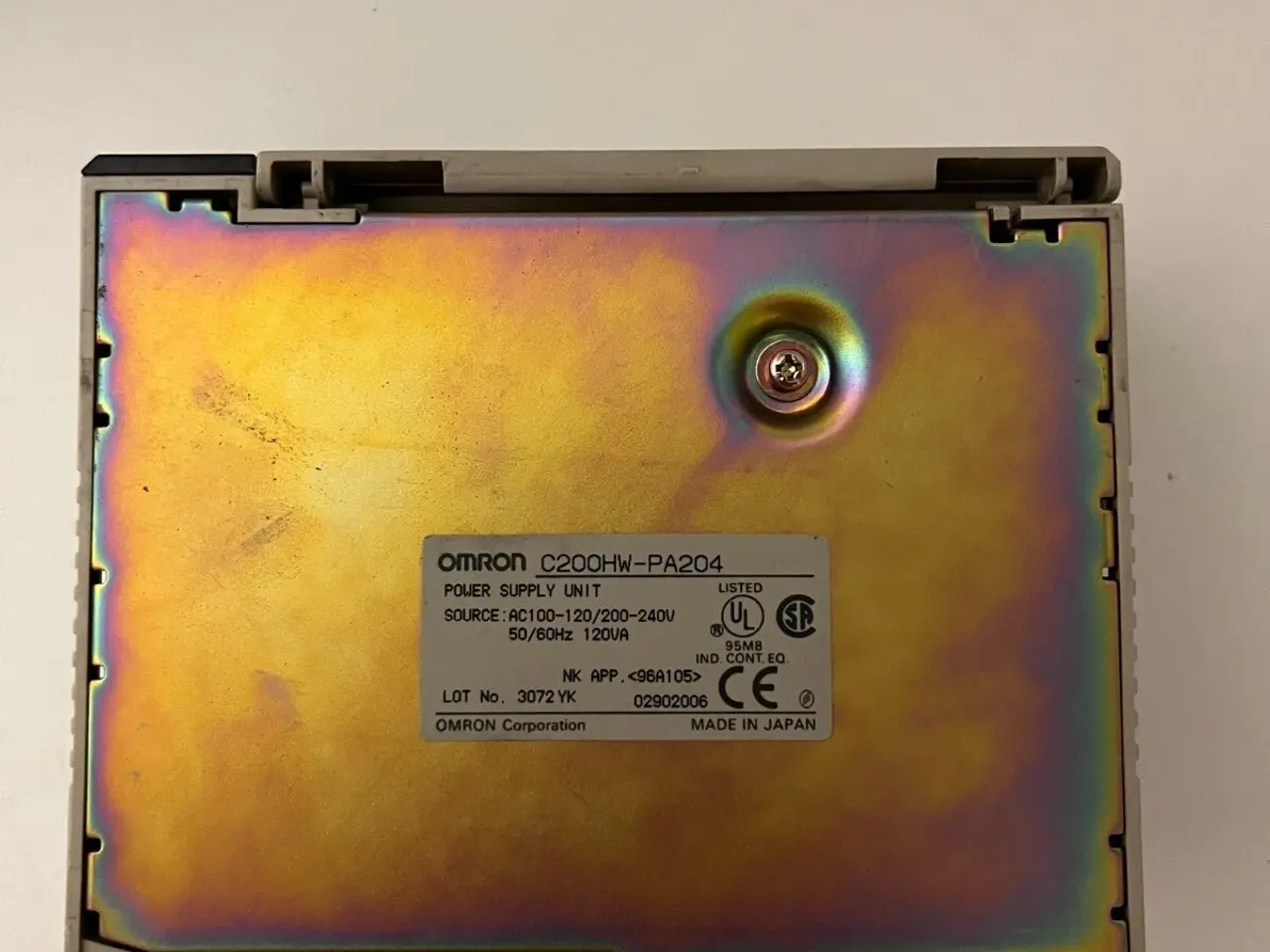 Billede 5 - Omron C200HW-PA204 strømforsyning Unit 100-240V -