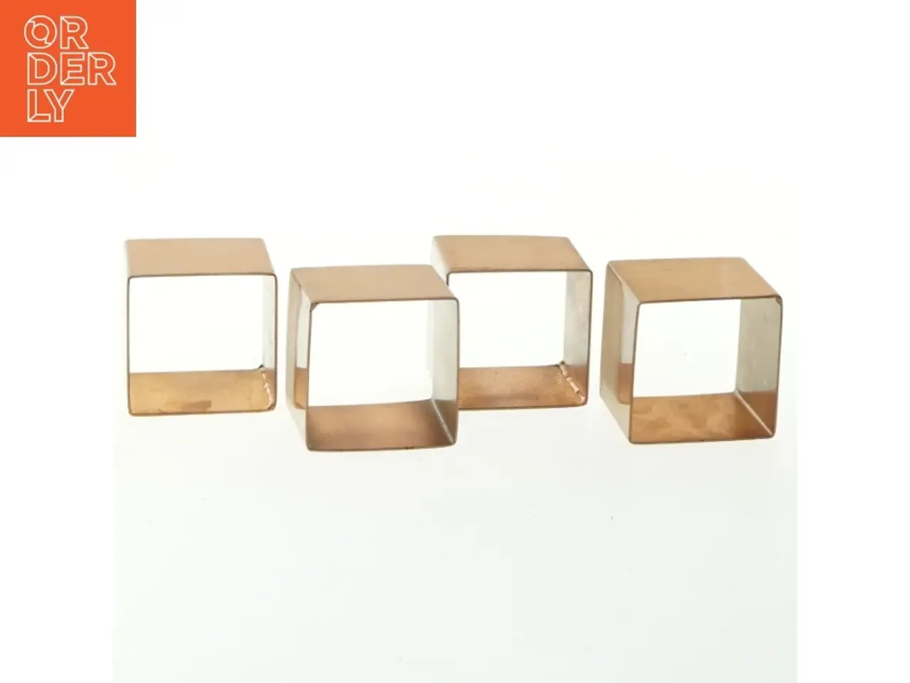 Billede 1 - Kobber servietringe fra Palma (str. 5x5 cm)