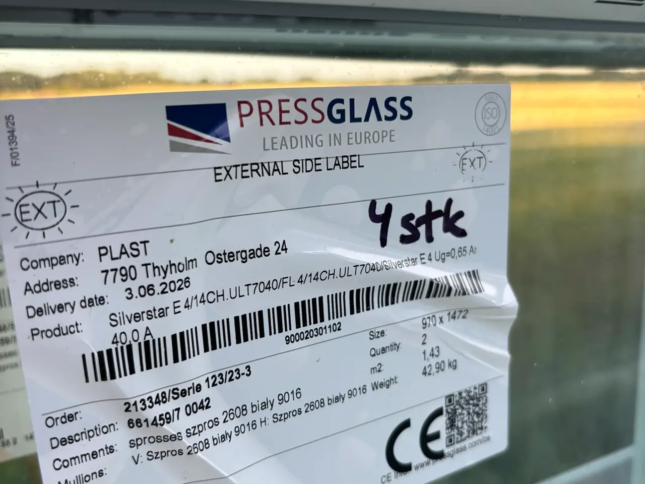 Billede 6 - Plastik vinduer med sprosser
