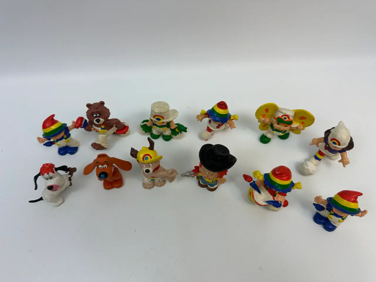 Billede 7 - 12 stk. retro figurer Rainbow Kids (1980/81)