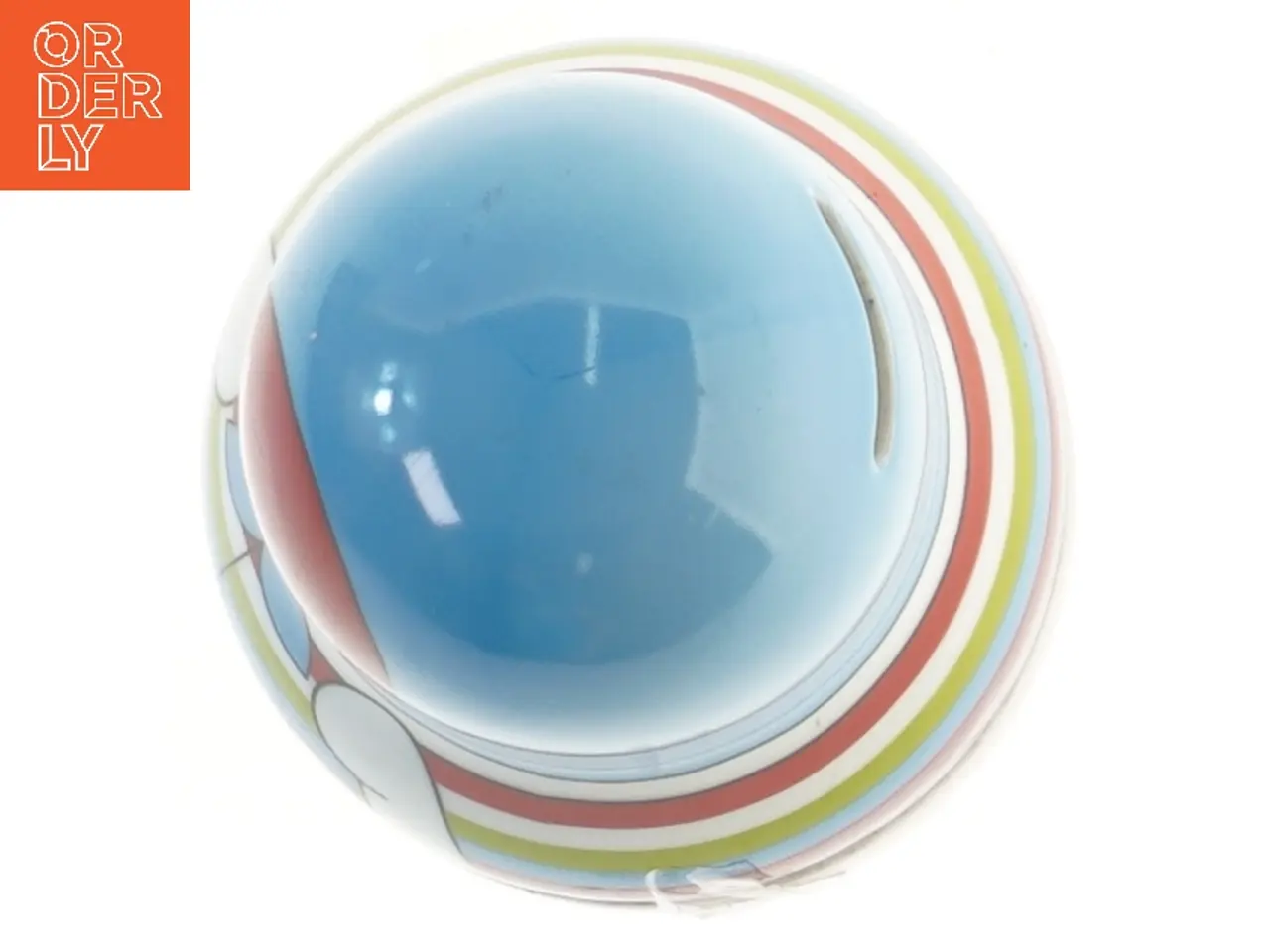 Billede 2 - Ny sparebøsse i porcelæn kan åbnes midt på (str. 20 cm)