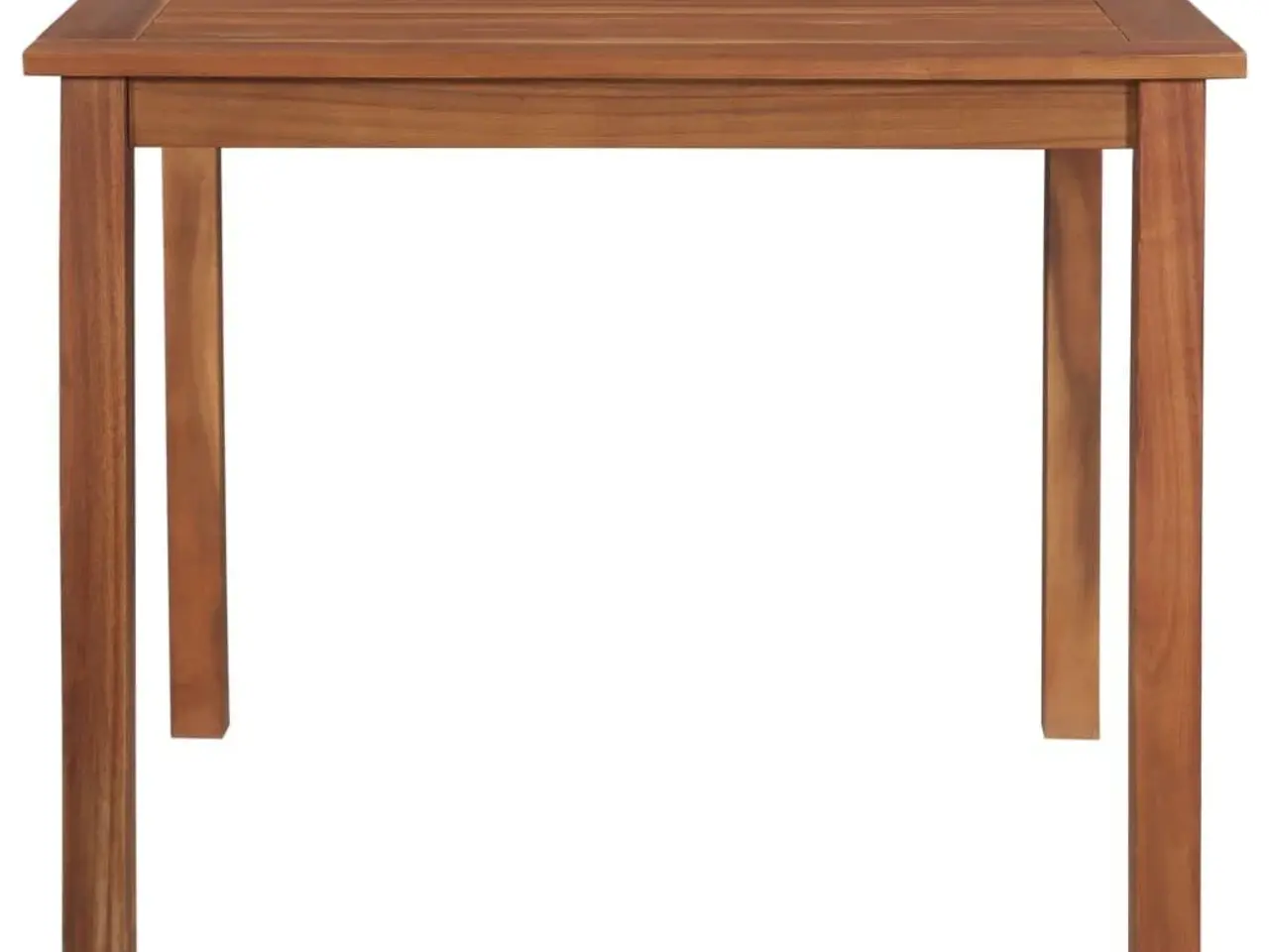 Billede 2 - Havebord i massivt akacietræ - 85 × 85 × 74 cm, olieret