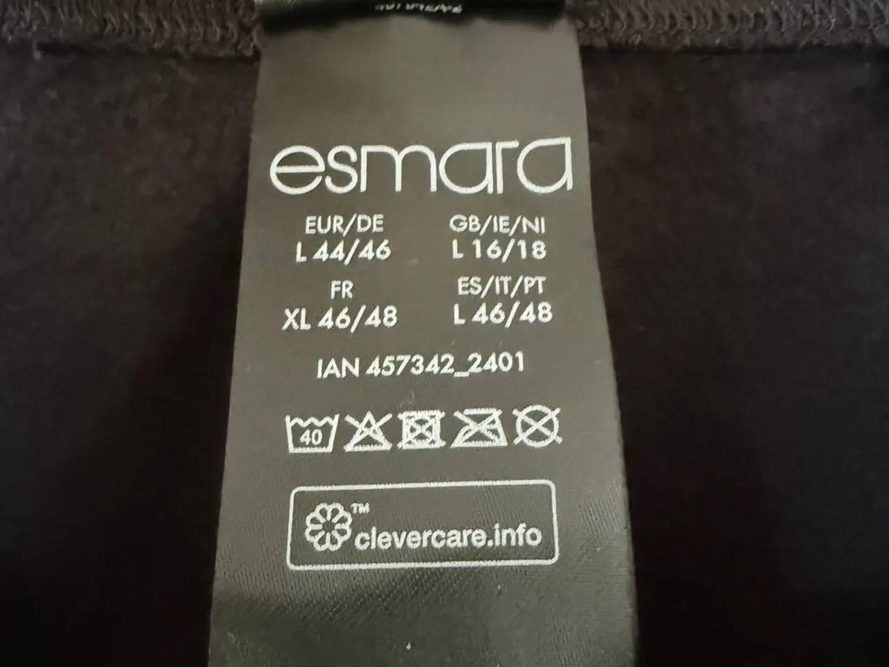 Billede 2 - Sorte Esmara dameleggings – Str. L – 35 kr
