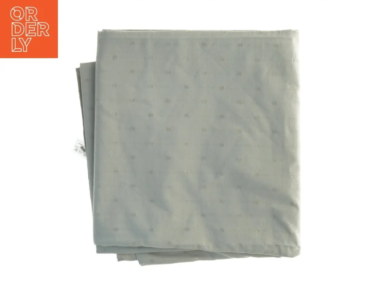 Billede 1 - Dug med hvide striber og detaljer (str. 132 x, 256 cm)