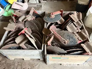 Tallerkener til tallerkenharve To pallekasser