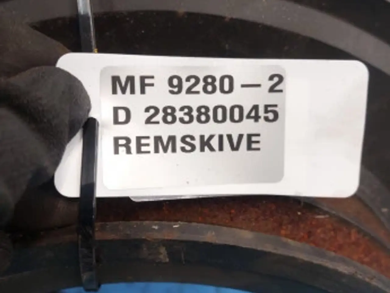 Billede 5 - Massey Ferguson 9280 Remskive D28380045