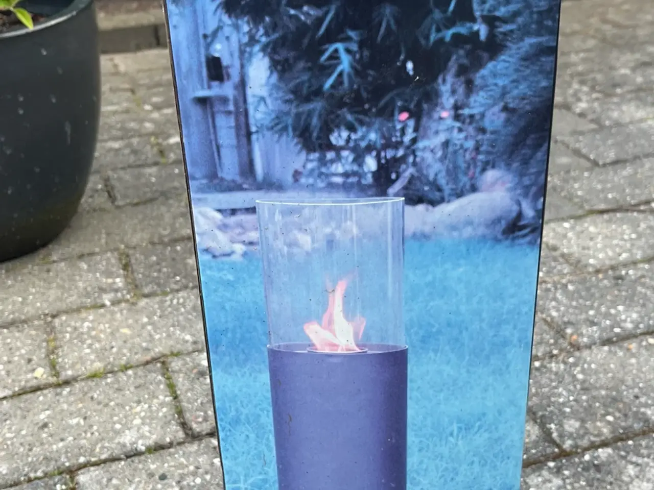 Billede 2 - Lanterner af metal til bioethanol