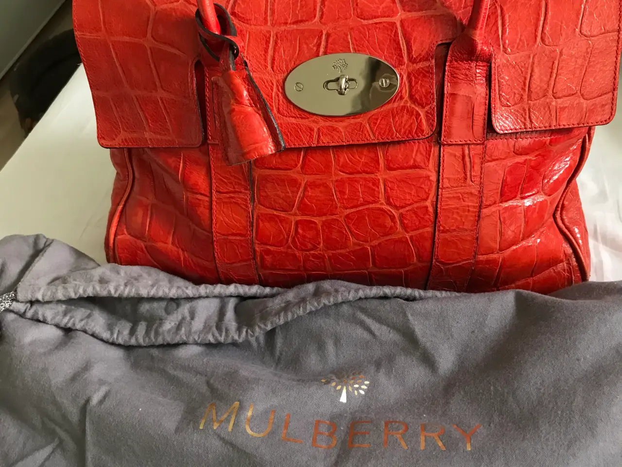 Billede 1 - Velholdt Mulberry Bayswater håndtaske