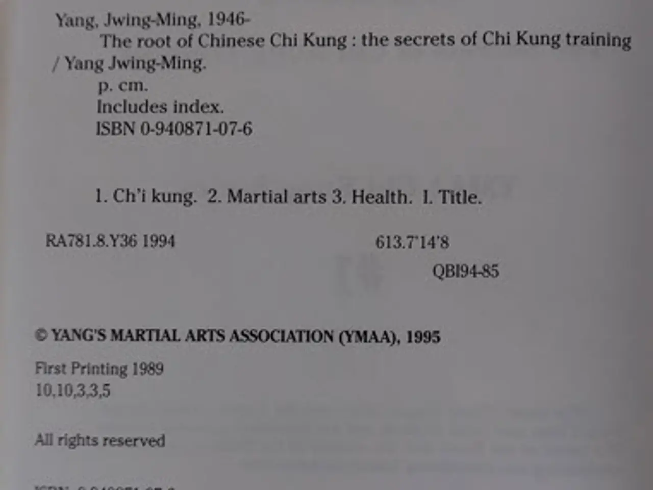 Billede 2 - The Root of Chinese Chi Kung