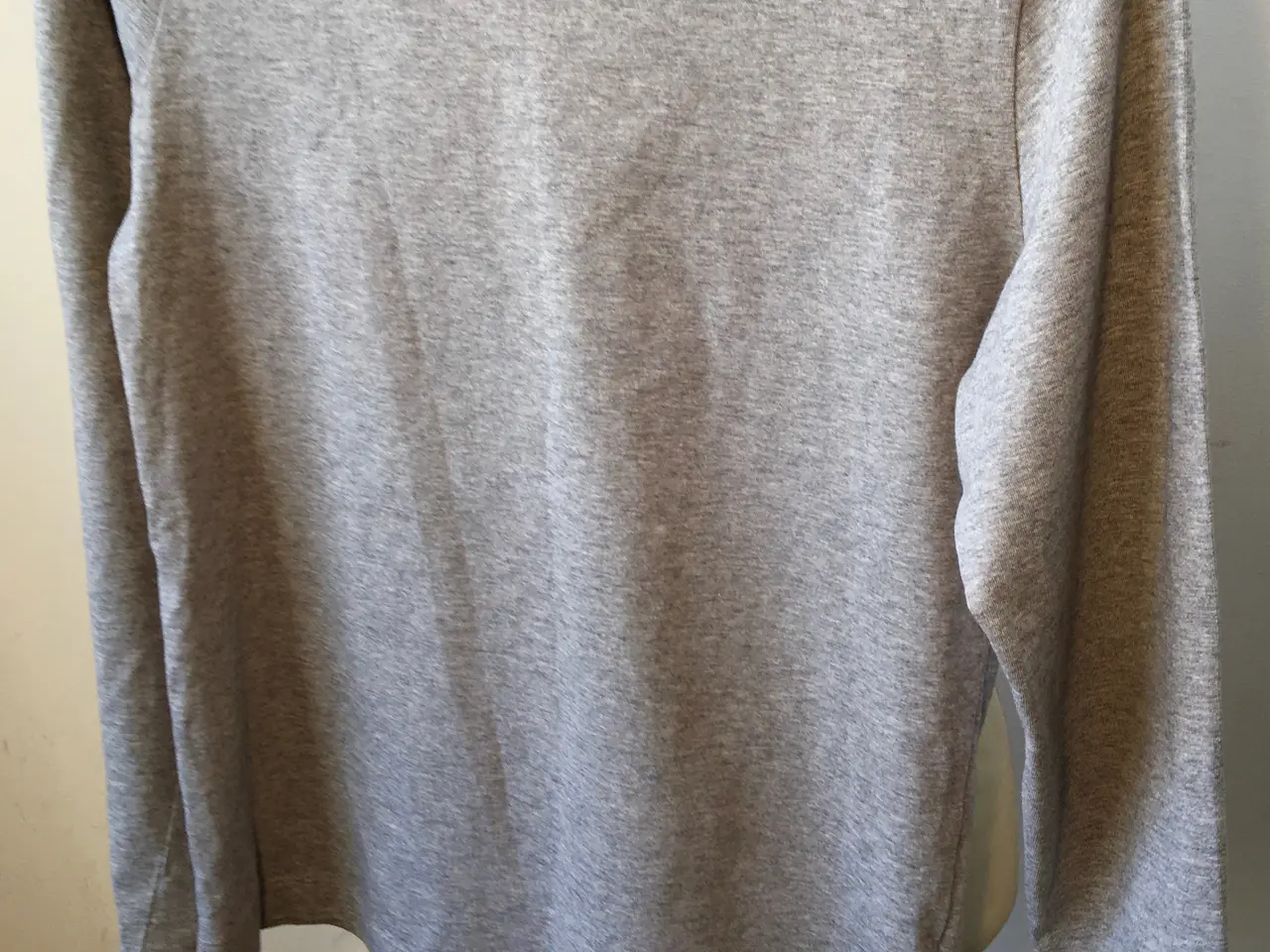 Billede 1 - Burberry, grå langærmet bluse m tern, str 150 - 12